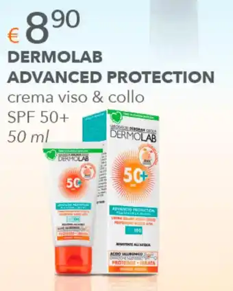DERMOLAB ADVANCED PROTECTION crema viso & collo SPF 50 + 50 ml
