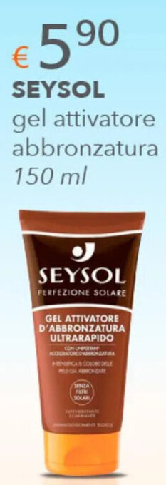 Acqua & Sapone SEYSOL gel attivatore abbronzatura 150 ml offerta
