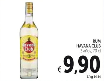 Spazio Conad RUM HAVANA CLUB 3 años, 70 cl offerta