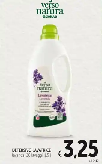 Spazio Conad DETERSIVO LAVATRICE lavanda, 30 lavaggi, 1,5 l offerta