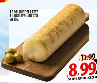 Il Genio Supermercato LE DELIZIE DEL LATTE FILONE AFFUMICATO offerta