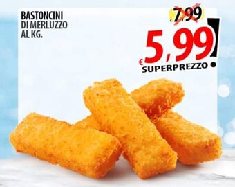 Il Genio Supermercato BASTONCINI DI MERLUZZO offerta