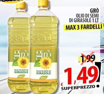 Il Genio Supermercato GIRÒ OLIO DI SEMI DI GIRASOLE 1 LT offerta