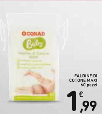 Spazio Conad FALDINE DI COTONE MAXI 60 pezzi offerta