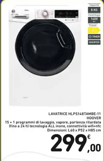 LAVATRICE HLPS148TAMBE-11 HOOVER