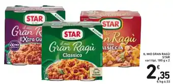 IL MIO GRAN RAGÙ STAR 180 g x 2