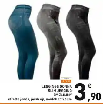 LEGGINGS DONNA SLIM JEGGING BY ZLIMMY