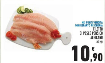 Conad FILETTO DI PESCE PERSICO AFRICANO al kg offerta