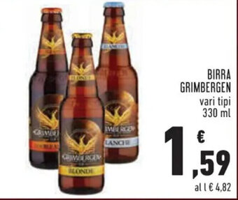 Conad BIRRA GRIMBERGEN vari tipi 330 ml offerta