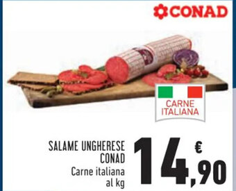 Conad SALAME UNGHERESE CONAD offerta