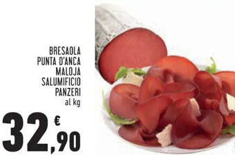 Conad BRESAOLA PUNTA D'ANCA MALOJA SALUMIFICIO PANZERI offerta