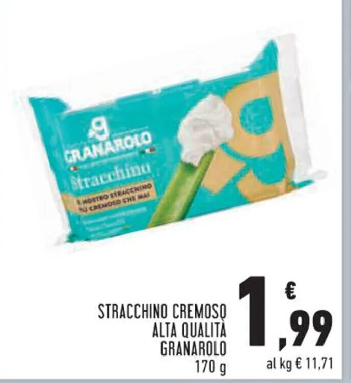Conad STRACCHINO CREMOSO ALTA QUALITÀ GRANAROLO 170 g offerta