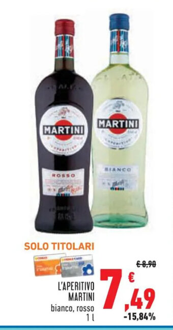 Conad L'APERITIVO MARTINI 1 l offerta