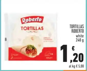 Conad TORTILLAS ROBERTO white 240 g offerta