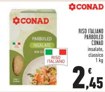 Conad RISO ITALIANO PARBOILED CONAD 1 kg offerta