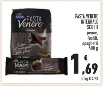 Conad PASTA VENERE INTEGRALE SCOTTI 400 g offerta