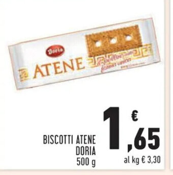 Conad BISCOTTI ATENE DORIA 500 g offerta