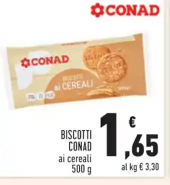 Conad BISCOTTI CONAD 500 g offerta
