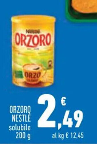 ORZORO NESTLÉ solubile 200 g