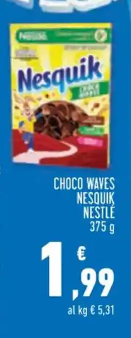 Conad CHOCO WAVES NESQUIK NESTLÉ 375 g offerta