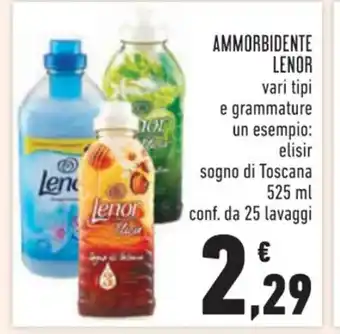 Conad AMMORBIDENTE LENOR 525 ml 25 lavaggi offerta