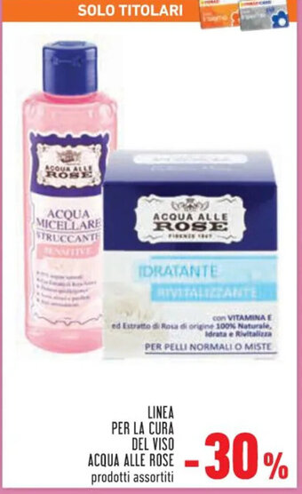 LINEA PER LA CURA DEL VISO ACQUA ALLE ROSE