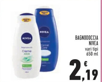 Conad BAGNODOCCIA NIVEA vari tipi 650 ml offerta