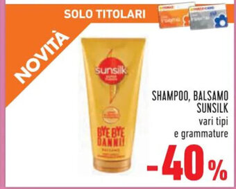 SHAMPOO, BALSAMO SUNSILK