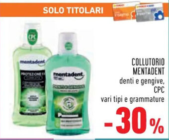 Conad COLLUTORIO MENTADENT offerta