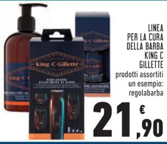 LINEA PER LA CURA DELLA BARBA KING C GILLETTE
