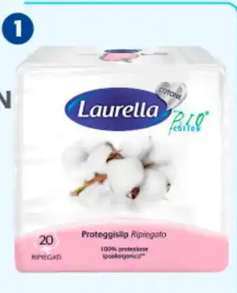 Acqua & Sapone LAURELLA BIO COTTON salvaslip ripiegatpo 20 pezzi offerta