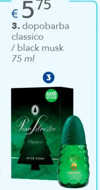 Acqua & Sapone dopobarba classico / black musk 75 ml offerta