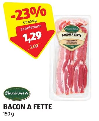 ALDI Freschi per te BACON A FETTE 150 g offerta