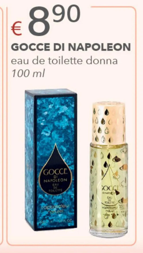 Acqua & Sapone GOCCE DI NAPOLEON eau de toilette donna 100 ml offerta