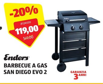 Enders BARBECUE A GAS SAN DIEGO EVO 2