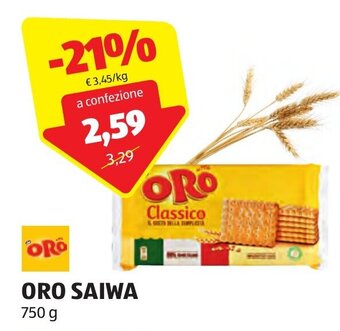 ALDI ORO SAIWA 750 g offerta