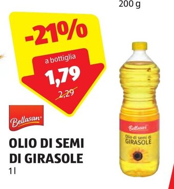 ALDI OLIO DI SEMI DI GIRASOLE 1 l offerta