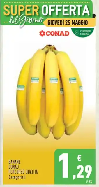 BANANE CONAD PERCORSO QUALITÀ Categoria I