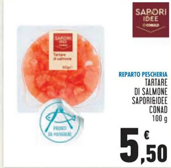 TARTARE DI SALMONE SAPORI&IDEE CONAD 100 g
