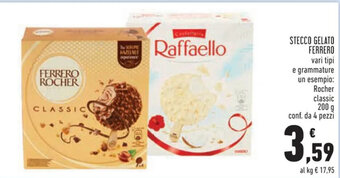 Conad Superstore STECCO GELATO FERRERO 200 g offerta