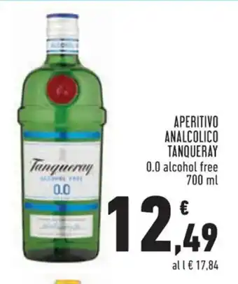 Conad Superstore APERITIVO ANALCOLICO TANQUERAY 700 ml offerta