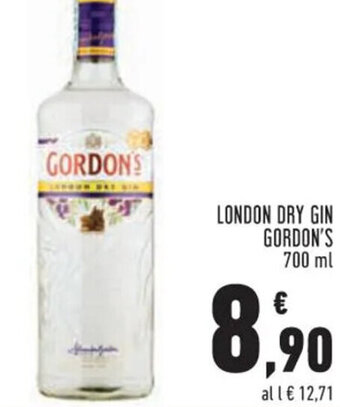 Conad Superstore LONDON DRY GIN GORDON'S 700 ml offerta