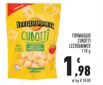 Conad Superstore FORMAGGIO CUBOTTI LEERDAMMER 100 g offerta