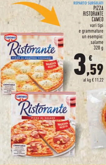 PIZZA RISTORANTE Cameo 320 g
