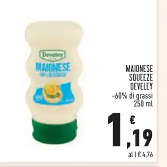 Conad Superstore MAIONESE SQUEE 250 ml offerta