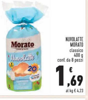 Conad Superstore NUVOLATTE MORATO classico 400 g conf. da 8 pezzi offerta