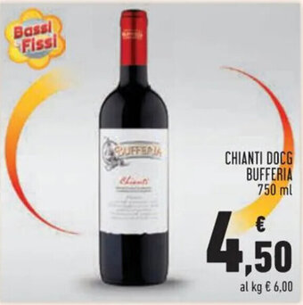 Conad Superstore CHIANTI DOCG BUFFERIA 750 ml offerta