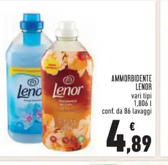 Conad Superstore AMMORBIDENTE LENOR 1,806 l 86 lavaggi offerta