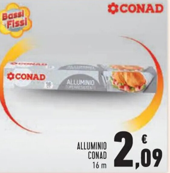 Conad Superstore ALLUMINIO CONAD 16 m offerta