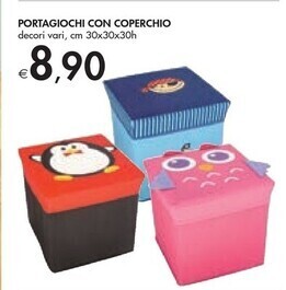Bennet Portagiochi con coperchio offerta